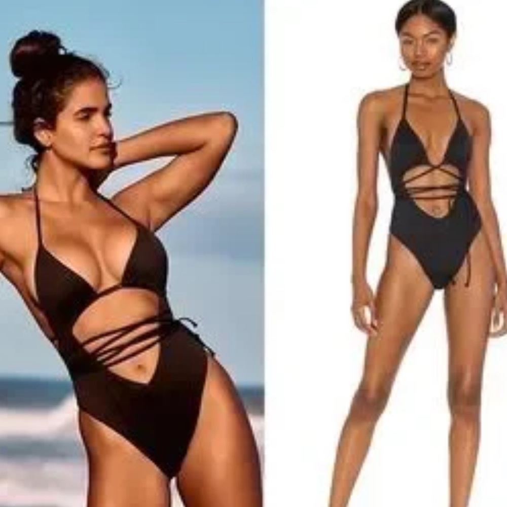 Frankie's Bikinis Black Classic Bikini